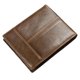 thumbnail image 4 of Cartera para hombre Cartera de viaje versátil Regalos del día para papá Titular de la tarjeta de crédito Café, 4 of 8