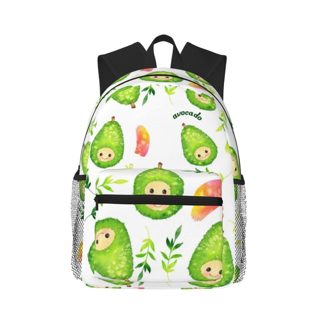 Balery Kawaii Avocado Mochila para Mujeres y Hombres, Mochila Ligera Casual para Viajes, Mochila Clásica Básica para la Universidad