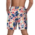 thumbnail image 4 of Uemuo Abstract Leopard Print Pattern Mens Swim Trunks Quick Dry Board Shorts with Mesh Lining, Stretch Beach Shorts Quick Dry No-Chafing Board Shorts-X-Large, 4 of 9