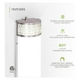 thumbnail image 3 of 18 Inch LED Bathroom Vanity Light - Modern Dimmable 20W 2700K-5000K Adjustable Wall Mount Bar Light Fixtures, Ultra Bright Brushed Bathroom Lights Over Mirror - ETL, 3 of 8