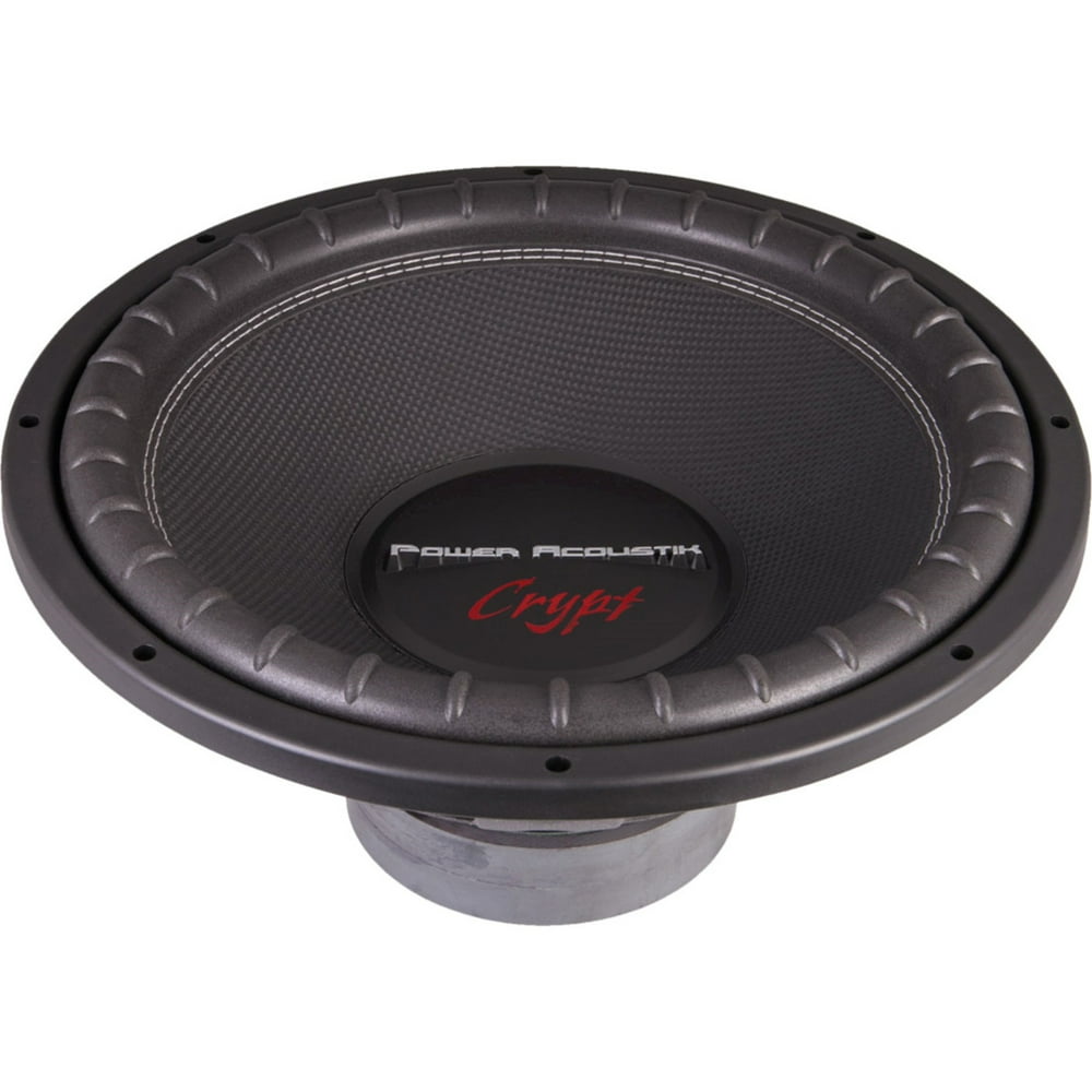 Power Acoustik Crypt CW2-124 Woofer, 850 W RMS, 2000 W PMPO - Walmart