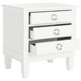 thumbnail image 4 of SAFAVIEH Kira 3-Drawer Wood Nightstand, White, 4 of 8