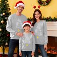 thumbnail image 2 of Fiaer Matching Family Merry Christmas Sweatshirts Funny Graphic Trendy Pullover Crew Neck Long Sleeve Loose Fit Casual Xmas Tops Women XL, 2 of 7