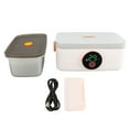 thumbnail image 2 of Electric Lunch Box, Efficient Indicator Light Design USB Rechargeable Cordless Heated Lunch Box  for Office, 2 of 7