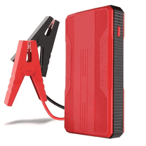 KOPUO Mini Car Jump Starter, 12V 1500A  Peak Battery Power Bank, Automotive Emergency Starting Booster , Red