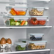 Glasslock Mini 5 & 7 Oz Tempered Glass Food Storage Container Set, 8 Pieces