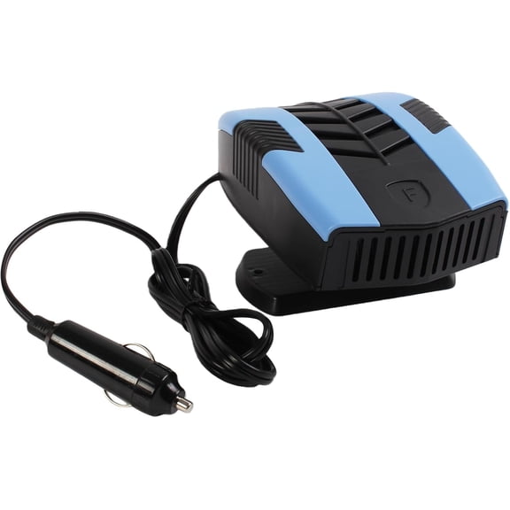 Car Heater,Portable Car Heater,Quickly Melt Frost & Clear Fog on Windshield,12V Car Defroster Windshield Heater,with 360° Rotation,Cigarette Lighter Plug in for All Car (Blue)