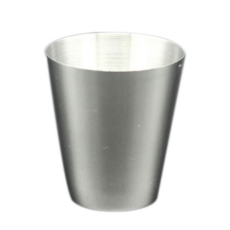 

Worallymy 4pcs/Set 30ml Mini Stainless Steel Shot Glass Cup Wine Drinking Glasses Pu Leather Cover Bag Home Kitchen Bar