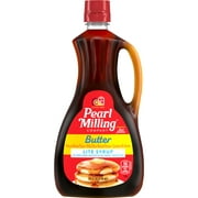Pearl Milling Company Butter Light Syrup, 24oz, 2 Single Bottle, 24 servings per container