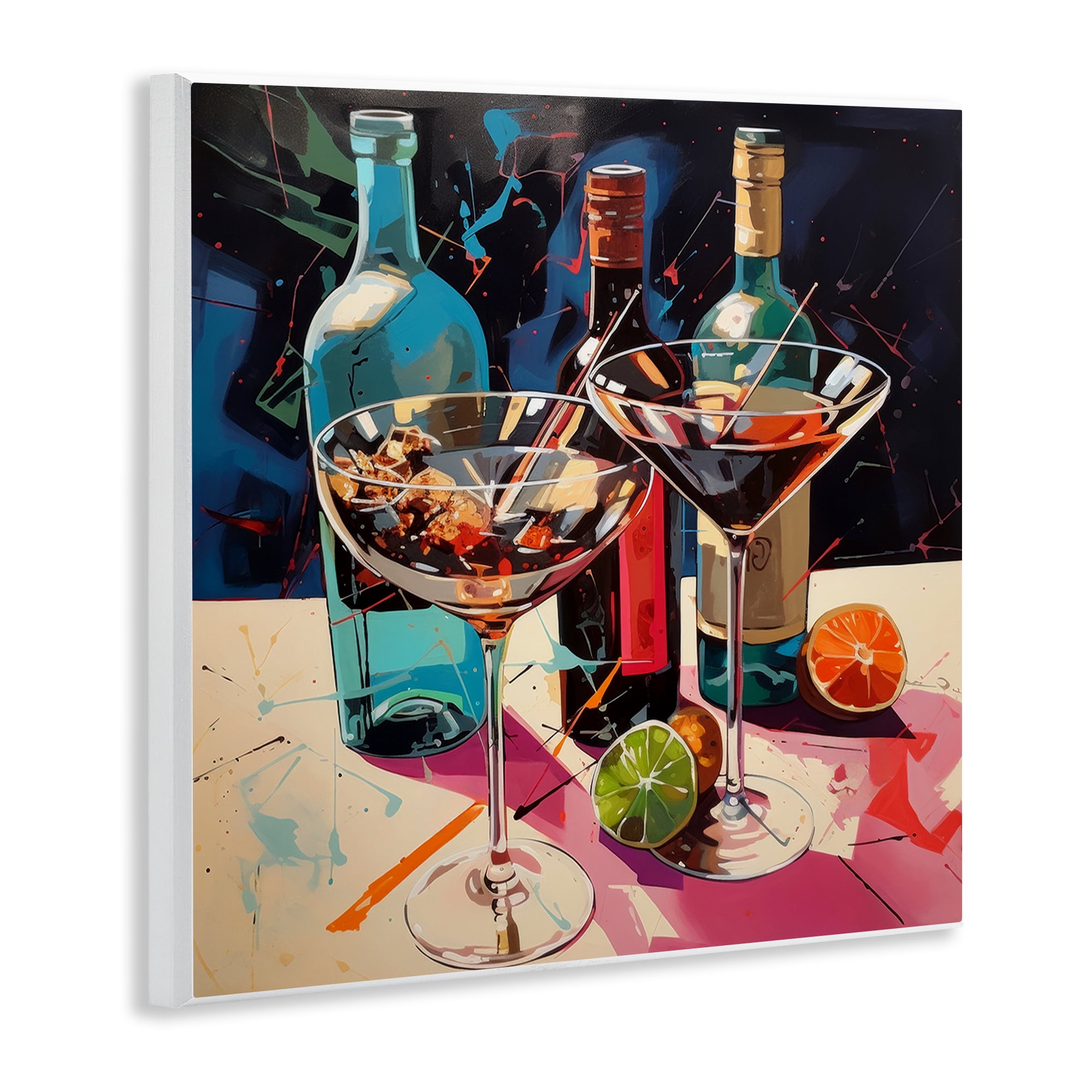 Stupell Industries Artsy Cocktails of Every Sip Wall Plaque Art, design by Lazar Studio