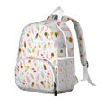 thumbnail image 2 of Cute Small Backpack for School with Dessert and Ice Cream Pattern, Lightweight School Bag for Daily Use, Compact Travel Backpack, 2 of 6