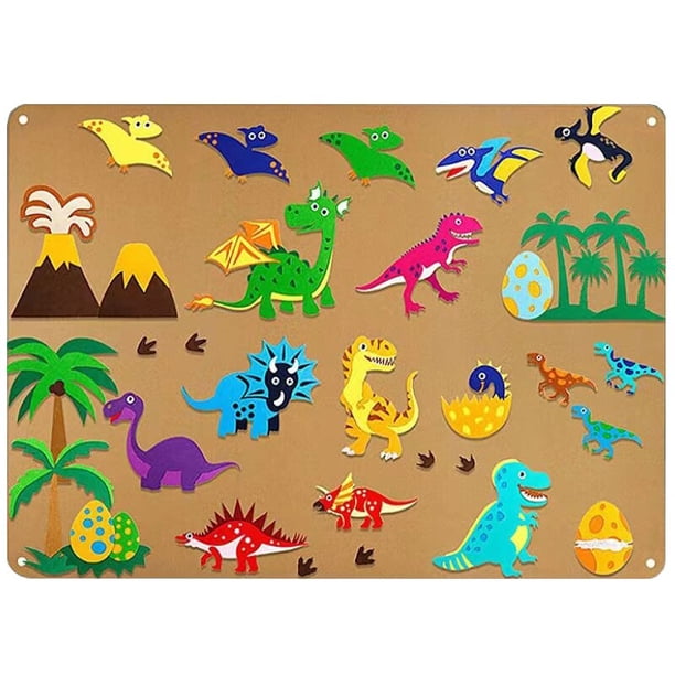 Tablero de fieltro Montessori para niños, juguetes educativos para bebés, granja oceánica, insectos, patrón de dibujos animados, decoración de pared, regalo de cumpleaños
