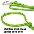 thumbnail image 2 of Premium Dock Lines for PWC, Kayaks & Boats, For Jet Ski Watercraft BoatKayaking Marine Ropes With Stainless Clip 15ft, 2 of 8