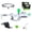 Green, variant on Teqhome Glow-in-The-Dark Gel Ball Blaster 170-250 FPS 150FT Range 3 Firing Modes 6000 Gellets for Outdoor Backyard Play Ages 14+ (Green)