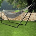 thumbnail image 4 of BLISS Weekender Rope Hammock - Blue & Natural, 4 of 4