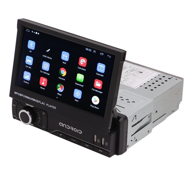 Radio estéreo para automóvil, reproductor multimedia automático con navegación automática de un solo DIN de 7 pulgadas Resultados impresionantes