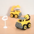 thumbnail image 6 of 4-Piece Kid's Toy Car,Toddler Toys Truck,Friction-Powered Car Toys,Construction Toys Car(Send Screwdriver), 6 of 6