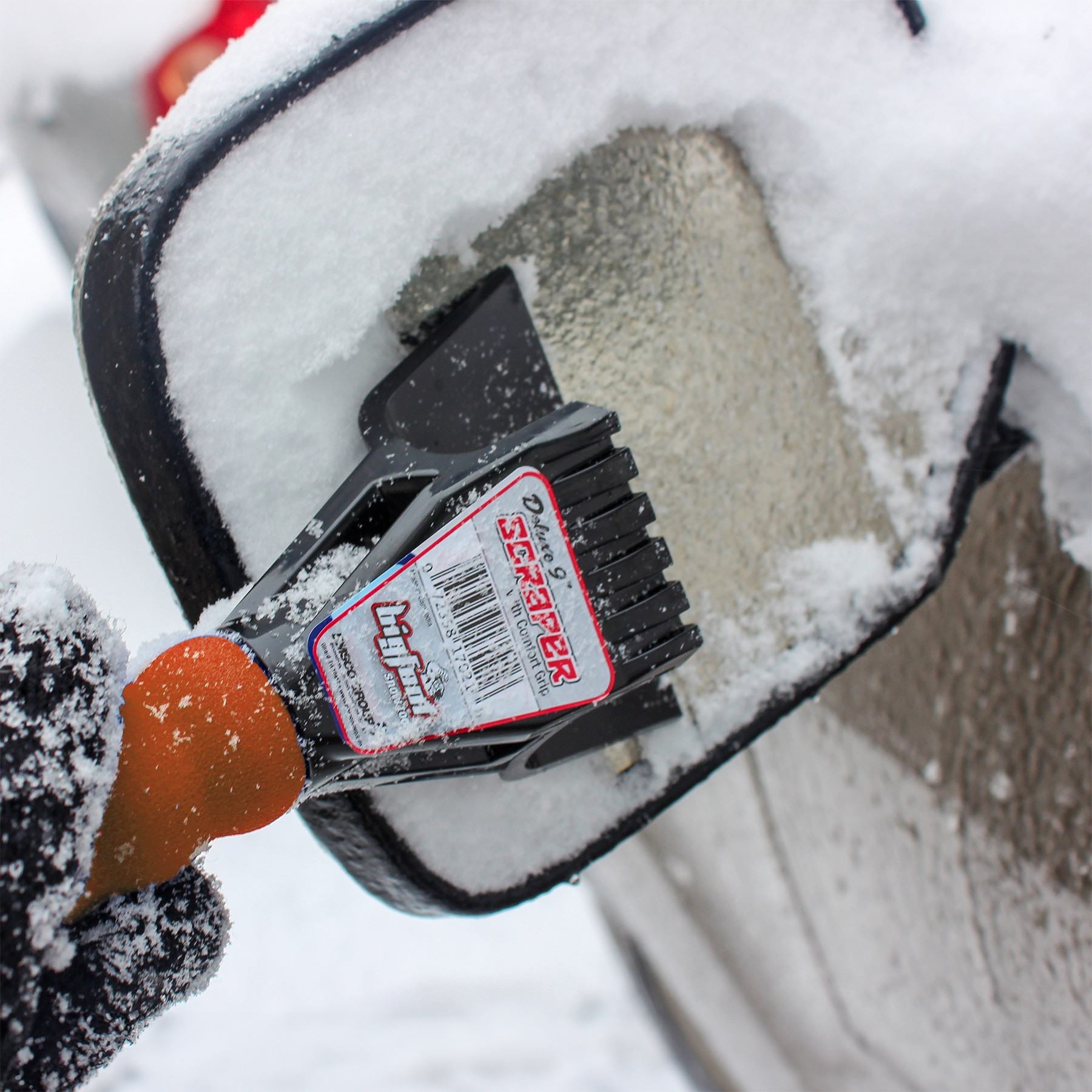 EMSCO Bigfoot 3-Piece Car Snow Kit – Compact Shovel, Ice Scraper & Brush for Winter Driving