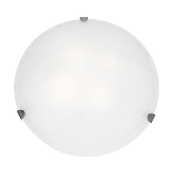 Accesslighting 28012-3C-BS-BRST Cordon de Champagne Brun Pierre Verre LED Pendentif&44; Acier Brossé