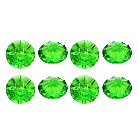 GOOHOCHY 50Pcs Light Green Resin Buttons for Clothing Shop and DIY Accessory Projects