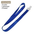 thumbnail image 5 of Uxcell Flat Neck Lanyards with Hook for ID Card Name Tag Badge Holders Blue 5Pack, 5 of 6
