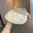 thumbnail image 2 of SikaFu Switching Grass Editing Sunscreen Hats Female Summer Outdoor Anti -Ultraviolet Sun Hat Fashion Big Eaves European Roots Empty Top Hat, 2 of 4