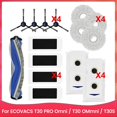thumbnail image 1 of Accesorios de Repuesto para Aspiradoras para T30 PRO Omni / T30 OMmni / T30S Series: Cepillo Principal y Lateral, Filtro HEPA, Bolsa para Polvo, 1 of 5
