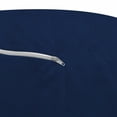thumbnail image 3 of Faux Suede Ottoman Pouf, Digitally Printed Weathered Texture, Decorative Soft Foot Rest with Removable Cover Living Room Dorm and Office Furniture, Navy Blue, by Ambesonne, 3 of 4