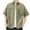 Olive Green, variant on ZQUUVOU Men's Casual Short Sleeve Shirts Loose Summer Beach Jacket T-Shirt Khaki