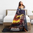 thumbnail image 4 of Manta de vellón de la familia Addams, manta de felpa ultra suave y acogedora para todas las estaciones, mantas cálidas y livianas, regalo ideal para el sofá o la cama del hogar, 4 of 6