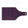 thumbnail image 1 of Jungle Cutting Board, 80s Style Vintage Leopard Skin Radiant Colors Tiger Safari, Decorative Tempered Glass Cutting and Serving Board, Wine Bottle Shape, Royal Blue Hot Pink, by Ambesonne, 1 of 1