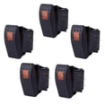 thumbnail image 1 of funtasica 5 x Waterproof 12V 20A Bar Rocker Toggle Switch LED Car Boat Orange Light, 1 of 9
