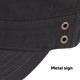 thumbnail image 4 of Gorra plana portátil ajustable simple de algodón retro casual ANGGREK para hombres y mujeres, 4 of 8