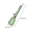 thumbnail image 3 of JMKQLZ Kitchen Tongs, Premium Silicone Non-Stick Stainless Steel BBQ Cooking Grilling Locking Food Tongs, 9-Inch, 3 of 6