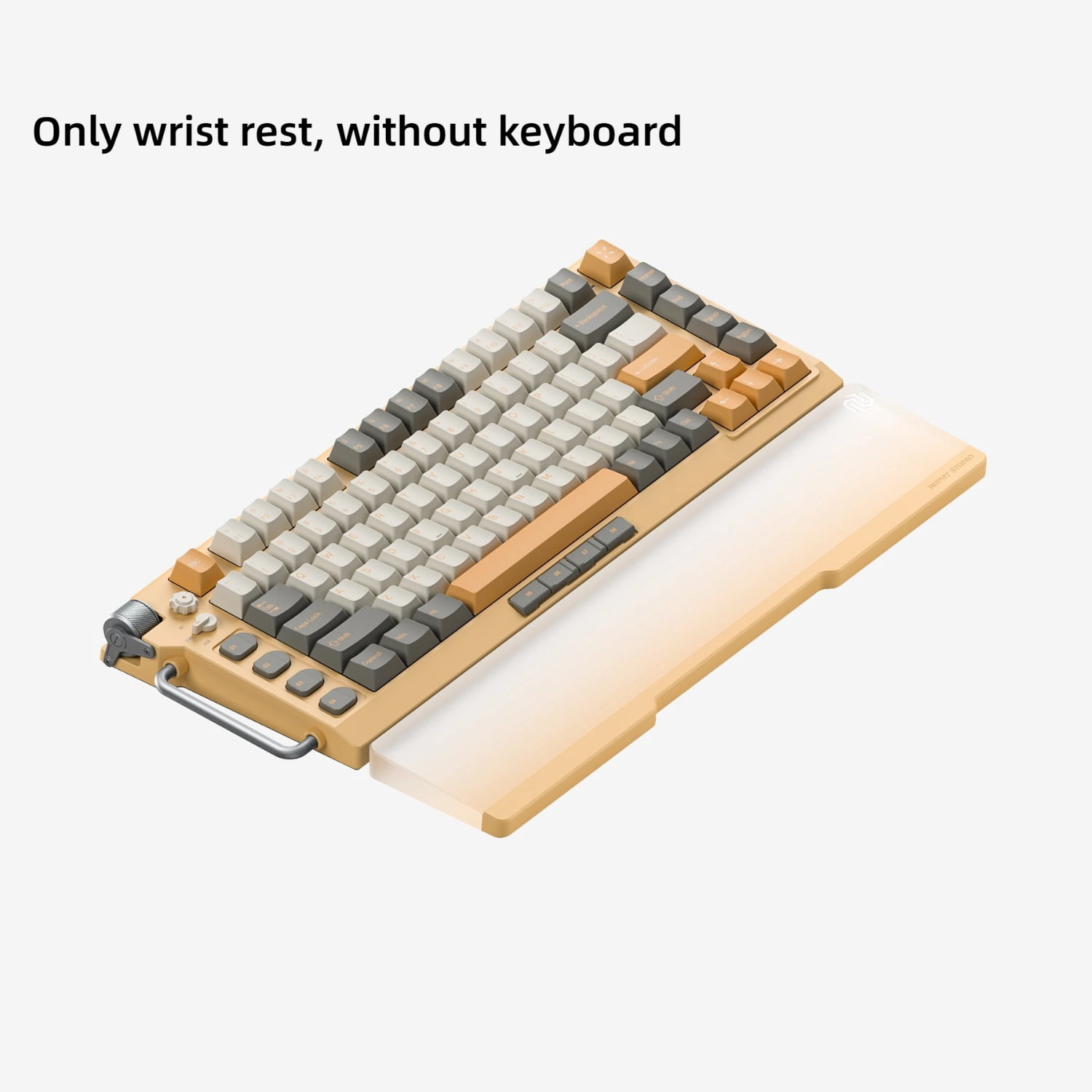 Ergonomic Wrist Rest for Field75 Keyboard, Acrylic Construction for Typing Comfort