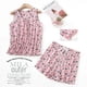 thumbnail image 3 of Fdfklak-Pijama de dibujos animados para mujer, Conjunto de camiseta y pantalones cortos de algodón, ropa informal para el hogar, traje de noche, 3 of 5