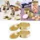 thumbnail image 1 of Tapas latado de 24 Piezas Tapas latado de Boca Regular Tapas latado a Prueba de Y Reutilizables para Almacenamiento 70 mm Soledad tapas de frascos de conservas, 1 of 10
