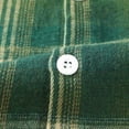 thumbnail image 7 of Hvogkswy Button Up Shirt Men Lapel Long Sleeve Button Plaid Shirt Loose Casual Soft Brushed Flannel Plaid Shirt, Gifts for Men, 7 of 7