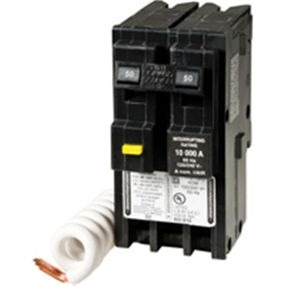 Homeline 50-Amp Ground Fault Circuit Breaker - HOM250GFICP