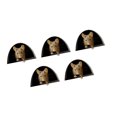 thumbnail image 5 of Inteprter 5 piezas de calcomanía de pared con agujero de ratón, pegatina decorativa de dibujos animados 3D, ventana, decoración del hogar, papel tapiz Tipo 2 2piezas Inteprter CBP563924, 5 of 5