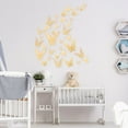 thumbnail image 4 of 2x 36 piezas pegatinas de decoración para el hogar mariposas diseño hueco tridimensional papel tapiz mural extraíble pegatinas de nevera DIY para sala Zulema Pegatinas de pared, 4 of 8