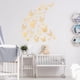 thumbnail image 4 of 4x 36 piezas de de pared de mariposa 3D tridimensional DIY papel pintado de mariposas huecas de refrigerador decoración de dormito, 4 of 9