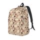 thumbnail image 1 of Disketp Wine Glasses print Canvas Backpack Lightweight Travel Daypack Student Rucksack Laptop Backpack-Medium, 1 of 5