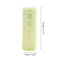 thumbnail image 4 of Unique Bargains 2 Pcs Cylindrical Heat-conducting Hair Rollers Light Yellow, 4 of 6