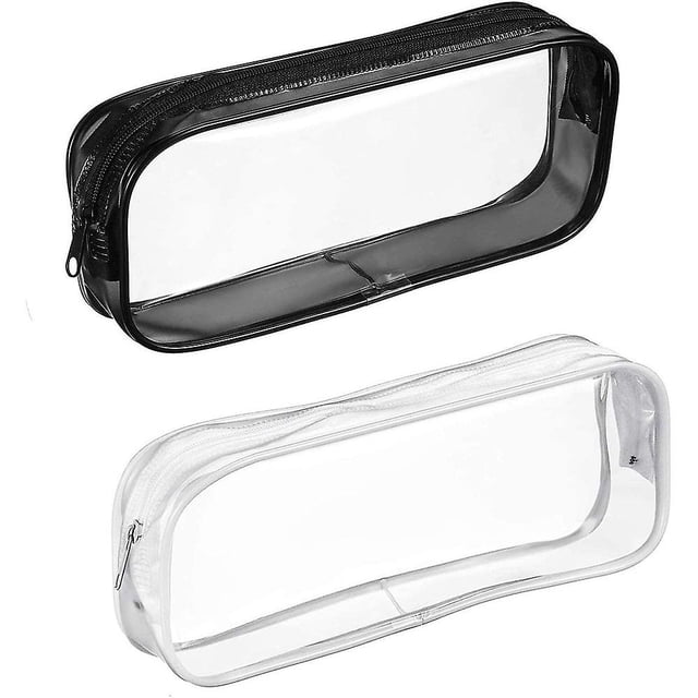 Namotu - Bolsa de herramientas portátil transparente, estuche para lápices, soporte de almacenamiento con cremallera, bolsa de aseo de viaje transparente Sincero Hogar