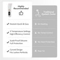 thumbnail image 5 of Heated Eyelash Curlers, Electric Eye Lashes Curler with 3 Adjustable Temperature, Innovative Heating Silicone Pad for Fast Heating and Long Lasting Lifted Lashes 24 Hours, 5 of 8