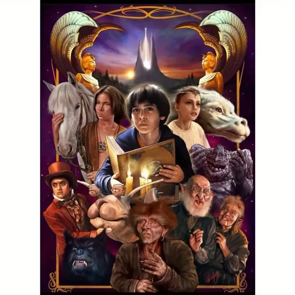 Diamond Painting Kits for Adults Neverending Story Full Drill DIY Diamond Art for Adults Beginners Picture Art Crystal Painting for Home Wall Decor