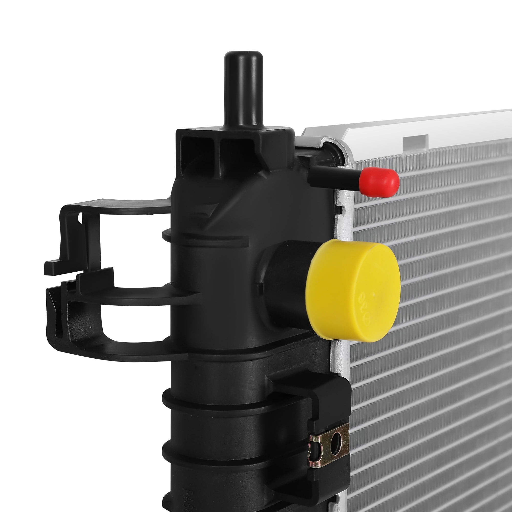 LEDKINGDOMUS Precision Fit Radiator Compatible with 2019-2024 Chevrolet Silverado 1500/GMC Sierra 1500 V8 5.3L 6.2L, Aluminum Core Leak-Proof Design, TIG-Welded for Extreme Weather Resistance CU13767