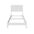 thumbnail image 2 of Portland Lit Plateforme Simple en Bois Massif, Blanc, 2 of 4