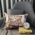 thumbnail image 6 of Fall Home Decorative Oblong Pillow Cover Brown, 12"x24" (30x60 cm) Cotton Cotton, Cockatoo, Bird printed cotton, Lace Cushion Covers, Bird Contemporary Style - Autumn Cockatoo, 6 of 10